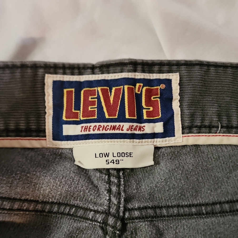 Levi's Low Loose Jeans in Gray W36 X L32